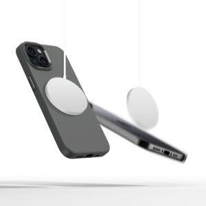 Tech-Protect Silicone PU Case MagSafe for Apple iPhone 14 - pilkos spalvos - Image 3