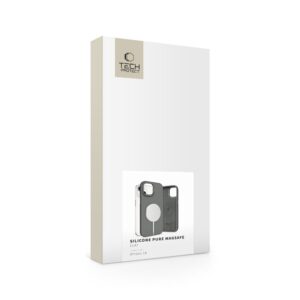 Tech-Protect Silicone PU Case MagSafe for Apple iPhone 14 - pilkos spalvos - Image 4