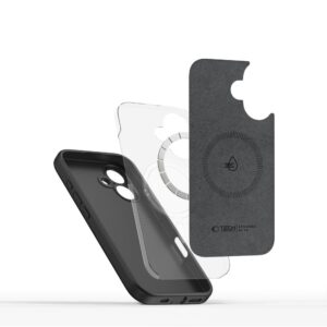 Tech-Protect Liquid Silicone MagSafe Apple iPhone 16 Case - juodos spalvos - Image 3