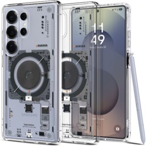 Spigen Ultra Hybrid Mag dėklas skirtas Samsung Galaxy S25 Ultra Neo One - skaidrus - Image 1