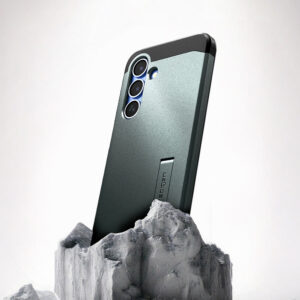 Spigen Tough Armor MagSafe dėklas skirtas Samsung Galaxy S25 - žalios spalvos - Image 3