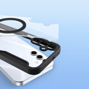 Dux Ducis Skin X Pro case for Samsung Galaxy S25 with MagSafe and wallet - black - Image 2