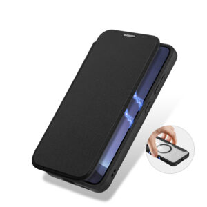 Dux Ducis Skin X Pro case for Samsung Galaxy S25 with MagSafe and wallet - black - Image 6