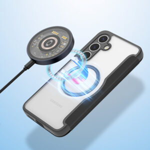 Dux Ducis Skin X Pro case for Samsung Galaxy S25 with MagSafe and wallet - black - Image 9