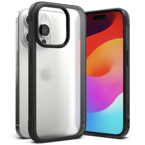 Ringke Fusion Bold Apple iPhone 15 Pro Max Case - Matte juodos spalvos - Image 2