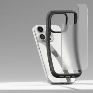 Ringke Fusion Bold Apple iPhone 15 Pro Max Case - Matte juodos spalvos - Image 7