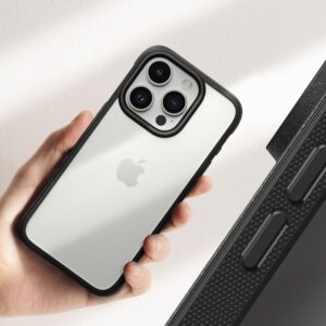 Ringke Fusion Bold Apple iPhone 15 Pro Max Case - Matte juodos spalvos - Image 9