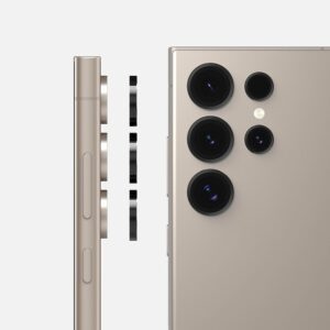 Ringke Camera Frame Protector for Samsung Galaxy S24 Ultra - juodos spalvos - Image 2