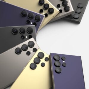 Ringke Camera Frame Protector for Samsung Galaxy S24 Ultra - juodos spalvos - Image 5