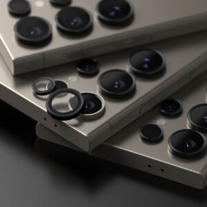 Ringke Camera Frame Protector for Samsung Galaxy S24 Ultra - juodos spalvos - Image 6