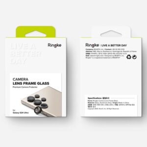 Ringke Camera Frame Protector for Samsung Galaxy S24 Ultra - juodos spalvos - Image 7