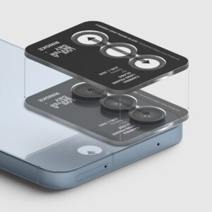 Ringke Camera Frame Protector skirtas Samsung Galaxy A35 / A55 5G - juodos spalvos - Image 5