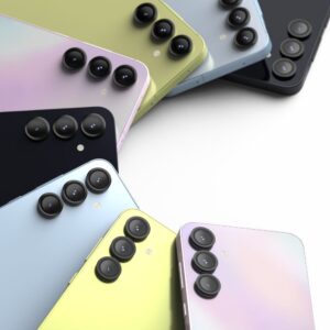 Ringke Camera Frame Protector skirtas Samsung Galaxy A35 / A55 5G - juodos spalvos - Image 6