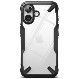 Ringke Fusion X Apple iPhone 16 Case - juodos spalvos - Image 3