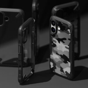 Ringke Fusion X Apple iPhone 16 Case - juodos spalvos - Image 5