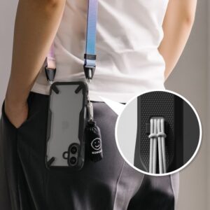 Ringke Fusion X Apple iPhone 16 Case - juodos spalvos - Image 6