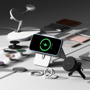 Ringke Silicone MagSafe Apple iPhone 16 Case - Blue - Image 5