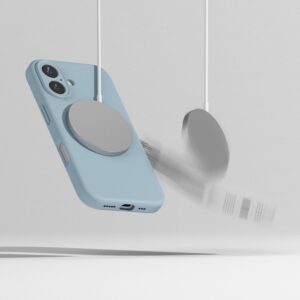 Ringke Silicone MagSafe Apple iPhone 16 Case - Blue - Image 6