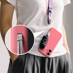 Ringke Silicone MagSafe Apple iPhone 16 Case - rožinės spalvos - Image 8