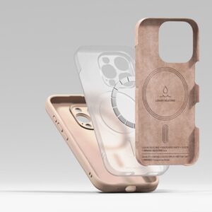 Ringke Silicone MagSafe Apple iPhone 16 Pro Max Case - rožinės spalvos - Image 7