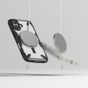 Ringke Fusion X MagSafe dėklas skirtas Iphone 16 - juodos spalvos - Image 4