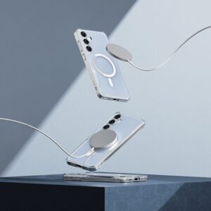 Ringke Fusion MagSafe dėklas skirtas Samsung Galaxy S24 FE - skaidrus - Image 7