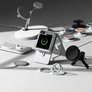 Ringke Slim Hinge MagSafe dėklas skirtas Samsung Galaxy Z Flip 6 - skaidrus Matte - Image 5