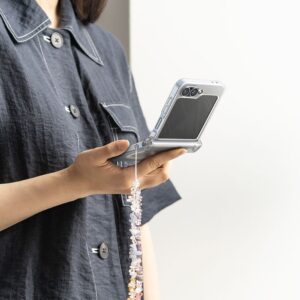 Ringke Slim Hinge MagSafe dėklas skirtas Samsung Galaxy Z Flip 6 - skaidrus Matte - Image 7