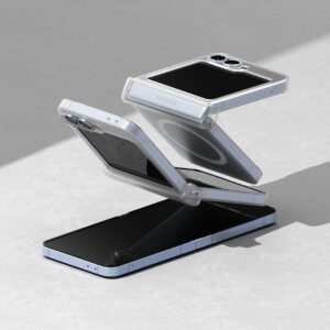 Ringke Slim Hinge MagSafe dėklas skirtas Samsung Galaxy Z Flip 6 - skaidrus Matte - Image 8