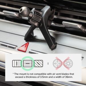 Ringke Peltier QI2 MagSafe 15W Wireless Car Charger for Air Vent - juodos spalvos - Image 7