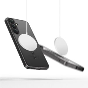 Tech-Protect MagMat MagSafe dėklas skirtas Samsung Galaxy S25+ - skaidrus juodos spalvos - Image 2