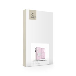 Tech-Protect Liquid Silicone MagSafe dėklas skirtas Samsung Galaxy S25 Ultra - rožinės spalvos - Image 4