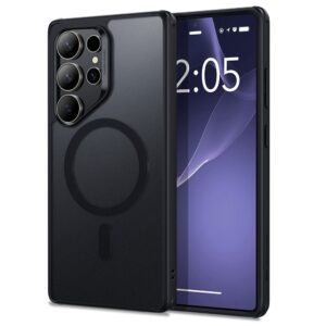 ESR Classic Hybrid Halolock MagSafe dėklas skirtas Samsung Galaxy S25 Ultra - Translucent juodos spalvos - Image 1