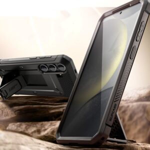 Supcase Unicorn Beetle Pro 2-set dėklas skirtas Samsung Galaxy S25 - juodos spalvos - Image 3