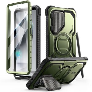 Supcase IBLSN Armorbox Mag dėklas skirtas Samsung Galaxy S25 Ultra - Olive - Image 1