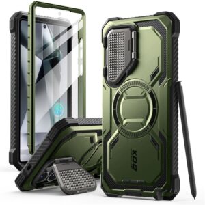 Supcase IBLSN Armorbox Mag dėklas skirtas Samsung Galaxy S25 Ultra - Olive - Image 2