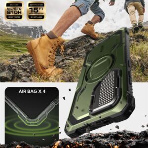 Supcase IBLSN Armorbox Mag dėklas skirtas Samsung Galaxy S25 Ultra - Olive - Image 3