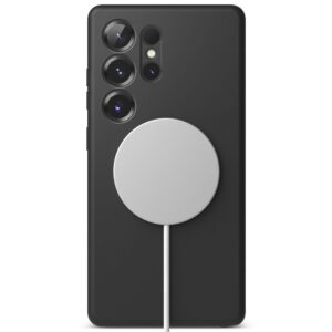 Ringke Silicone MagSafe dėklas skirtas Samsung Galaxy S25 Ultra - juodos spalvos - Image 4