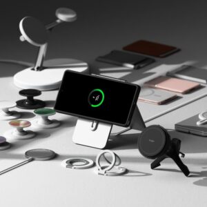 Ringke Silicone MagSafe dėklas skirtas Samsung Galaxy S25 Ultra - juodos spalvos - Image 7