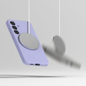 Ringke Silicone MagSafe dėklas skirtas Samsung Galaxy S25 - violetinės spalvos - Image 6