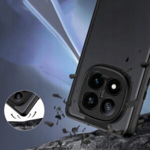 Tech-Protect MagMat dėklas skirtas Xiaomi Redmi Note 14 Pro+ 5G - Matte juodos spalvos - Image 2