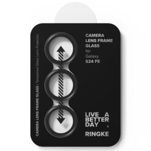 Ringke Camera Frame Protector 2-pack for Samsung Galaxy S24 FE - juodos spalvos - Image 2