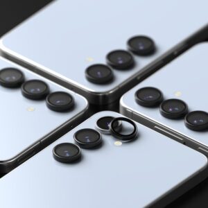 Ringke Camera Frame Protector 2-pack for Samsung Galaxy S24 FE - juodos spalvos - Image 6