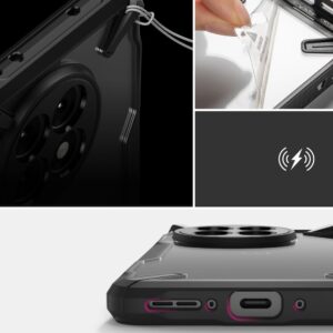 Ringke Fusion X dėklas skirtas OnePlus 13R - skaidrus juodos spalvos - Image 4