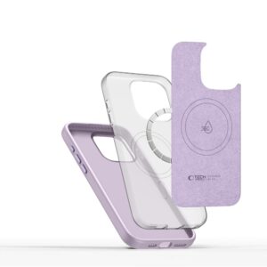 Tech-Protect Silicone Pure Magsafe Apple iPhone 15 Pro Case - violetinės spalvos - Image 2