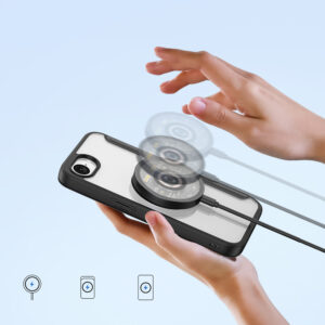 Dux Ducis Skin X Pro Case with MagSafe for Apple iPhone 16e - Black - Image 4