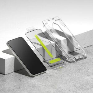 Ringke Easy Slide Apsauginis stiklas 2-pack skirtas Apple iPhone 13 / 13 Pro / 14 / 16e - Clear - Image 4