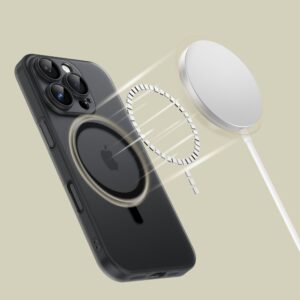 Tech-Protect MagSlim MagSafe Apple iPhone 16e Case - Matte juodos spalvos - Image 2