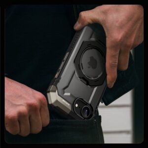 Supcase UB Grip Mag MagSafe Apple iPhone 16e dėklas - juodos spalvos - Image 5