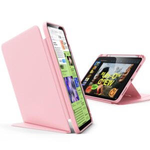 ESR Flip Hybrid dėklas skirtas iPad 10.9" 2022 (10th gen.) / 11" 2025 (11th gen.) - rožinės spalvos